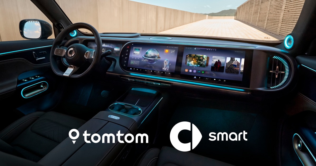 TomTom provides enhanced navigation to smart’s in-vehicle solutions