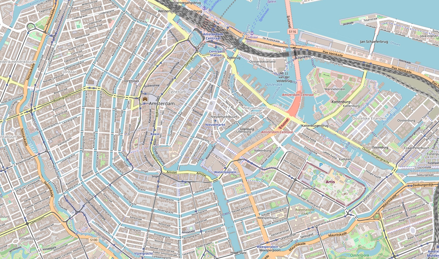 Screenshot of OpenStreetMap